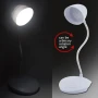Акумулаторна LED настола лампа с лед осветление за бюро маникюр четене с чупещо рамо детска стая, снимка 3