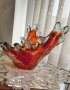 Ретро арт декор винтидж Мурано фруктиера, снимка 4