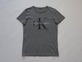 Тениска calvin klein ck риза потник блуза фанела оригинал мъжка сива М, снимка 1 - Тениски - 41186787