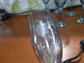 Ретро стъклени чаши цветно стъкло , снимка 6