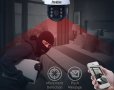 ТОП Робо Въртяща Камера с Аларма за видеонаблюдение Цветно Нощно, снимка 2