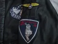 FLY HIGH FLYING TIGER пилотско ватирано кожено яке от естествена кожа., снимка 3
