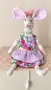 Мека текстилна играчка. Плъх+Роклята, снимка 6