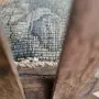 АНТИКА! Перфектен ретро стол ОРИГИНАЛЕН ЕТИКЕТ-ДИП Никос Белоянис Троян, снимка 14