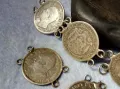 СТАРИННА МАЙСТОРСКА СРЕБЪРНА ГРИВНА със СРЕБЪРНИ МОНЕТИ 50 СТОТИНКИ на ЦАР ФЕРДИНАНД I 47953, снимка 13