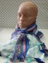 26 - Дамски памучен шал в нежни цветове.