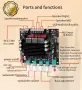 Нов XY-ST21PRO 2.1-канален усилвател клас D с Bluetooth 5.2 мощност 100W+100W+200W субуфер AUX USB, снимка 8
