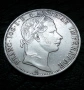 1 Флорин 1858 година Австроунгария , Франц Йосиф I сребро, снимка 5