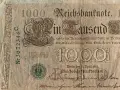 Райх банкнота - Германия - 1000 марки (зелен печат) | 1910г., снимка 2