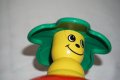 Vintage Рядка LEGO Музикална играчка ябълка Primo Duplo Musical Apple Toy 2973 Roly Poly, снимка 9