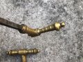 старинни бронзови ръкохватки за брава/за врата/, снимка 12