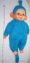 Колекционерска много рядка ГОЛЯМА плюшена играчка синя маймуна Мончичи 60см, снимка 7