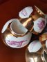 Старинни китайски порцеланови купички с позлата  и старинен порцеланов кафе сервиз за двама, снимка 1 - Сервизи - 41392523