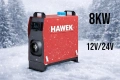 Суха дизелова печка HAWEK 8kW 12V/24V/220V за кемпер, бус и гараж, снимка 3