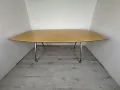 König & Neurath Summa конферентна маса, клен, 200 x 120 см – лодкова форма , снимка 8