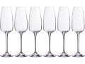 НОВИ! Чаши за шампанско 6 броя Bohemia Anser кристално стъкло, снимка 1 - Сервизи - 41814584