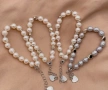 Гривна с Естествени сладководни перли , снимка 3