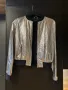 Късо сребристо кожено яке Zara, снимка 2