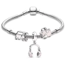 Гривна с талисмани тип Pandora Лило и Стич Lilo and Stitch , снимка 14