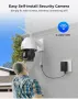 Безжична охранителна камера Hiseeu 30X оптично увеличение 3MP PTZ 250 фута HD цветно нощно ви, снимка 2