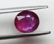 Рядък, нетретиран рубин с красиви включения 1.56кт.! Нов!, снимка 13