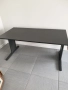 160x80x75см/голямо офис бюро/цвят сив-графит, снимка 2