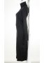 Черна вталена поло рокля с гол гръб марка Dursi - L/XL, снимка 3