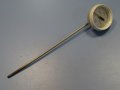 биметален термометър радиален тип DTU N2 ф100 L-400, снимка 1