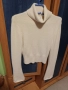 Дамски пуловер с поло яка в бежов цвят , снимка 4