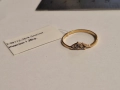 Златен пръстен 1,26гр, снимка 1
