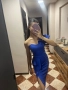 Официална рокля; синя; ХS, снимка 2