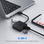 ICZI 4 портов USB 3.0 хъб, Data, 5Gbps, снимка 3