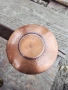 Медна чаша с чинийка употребявана, ръчно изработена, снимка 5