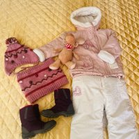 Страхотен комплект coccodrillo- гащеризон и зимно яке, снимка 1 - Детски якета и елеци - 41230325