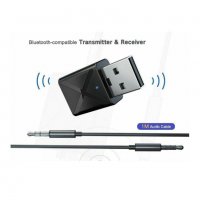 USB Bluetooth 5.0 PC dongle предавател Безжичен аудио стерео компютърен приемник, снимка 3 - Други - 35763004