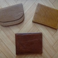 Антика - нов кожен портфейл от едно време, естествена кожа портмоне, соц, ретро, винтидж, старинен, снимка 11 - Антикварни и старинни предмети - 40507706
