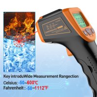Безконтактен инфрачервен термометър, снимка 5 - Друга електроника - 42666153