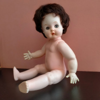 Стара оригинална кукла MMM-Puppe Germany 1960 38 см, снимка 15 - Колекции - 44928314