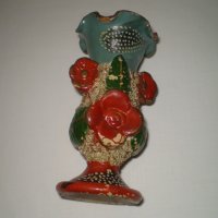 Ръчно изработена керамична ваза за цветя от 19 век Българска керамика, снимка 2 - Други ценни предмети - 41871405
