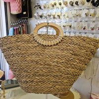 Лятна чанта за плаж-кошница , снимка 3 - Чанти - 41425645