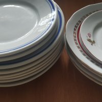 Български процелан - комплект чинии, снимка 6 - Чинии - 39197783
