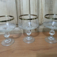Ретро кристални чаши, снимка 4 - Антикварни и старинни предмети - 36200836