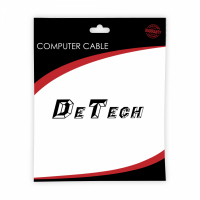 Кабел за данни DeTech, USB Type-C - USB Type-C 2.0, 1.0m, Черен, снимка 2 - USB кабели - 36371418