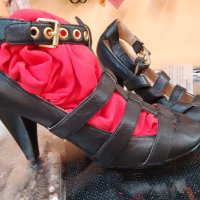 Нови италиански обувки от естествена кожа, снимка 1 - Дамски обувки на ток - 41576779