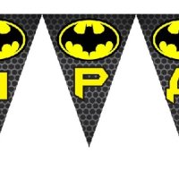 Батман Batman ЧРД знаменца флагчета флаг Банер парти гирлянд декор рожден ден, снимка 1 - Други - 41330309