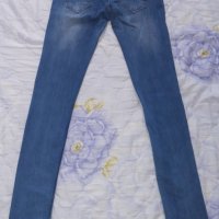 Дамски сини дънки, еластични, снимка 4 - Дънки - 41117785