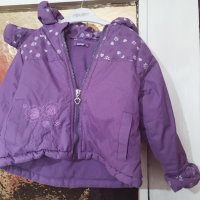 Ефектно Детско лилаво яке за момиче, снимка 1 - Детски якета и елеци - 41100946