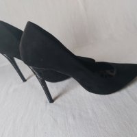Елегантни дамски обувки  PAOLO BOCELLI , велурени , номер 38, снимка 14 - Дамски елегантни обувки - 40626311