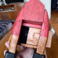 Стара дървена касичка Буратино, снимка 7 - Други ценни предмети - 41415316