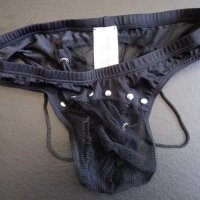 SvenJoiment underwear L луксозен мъжки слип с прозираща мрежа, снимка 11 - Бельо - 41984117